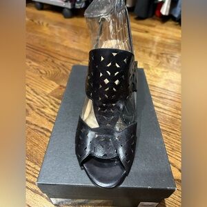 Banana Republic Black Cutout Heels